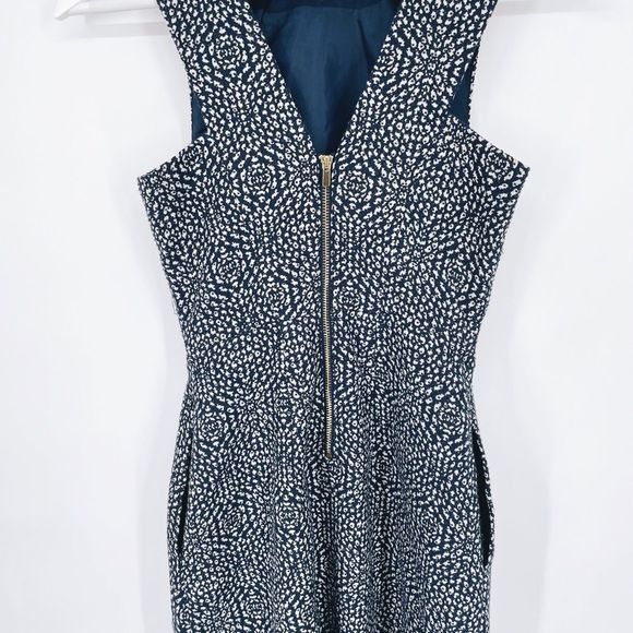 H&M Printed Career Mini Dress with Exposed Zipper - Picture 3 of 5